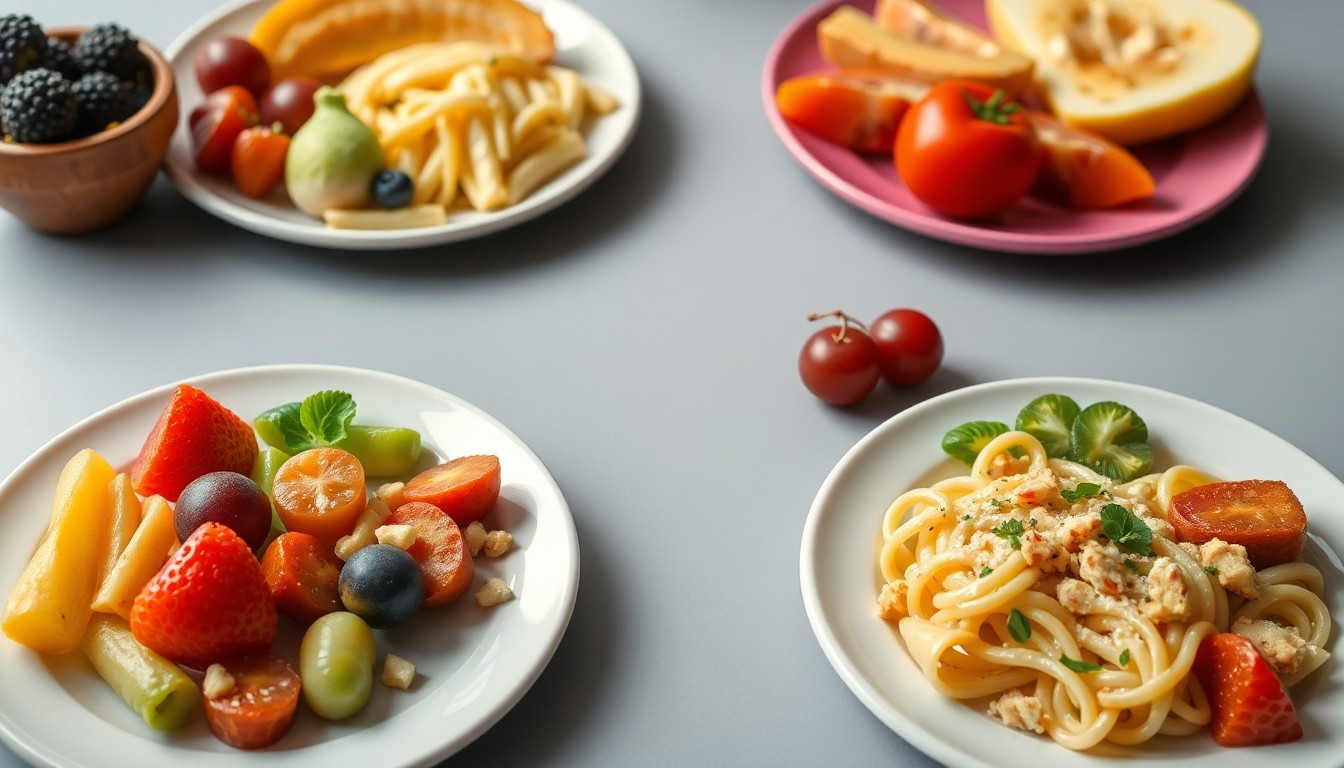 Fresh meals served