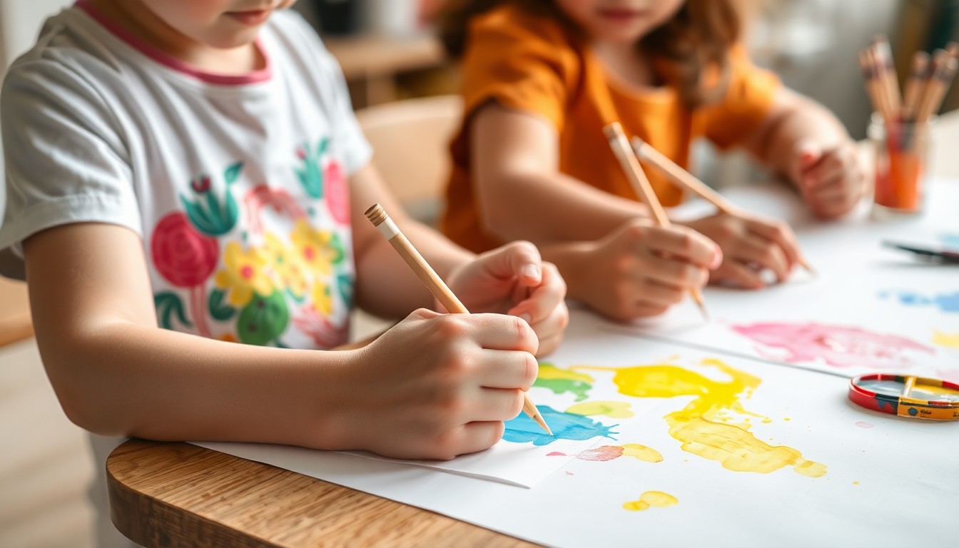 Children learning together